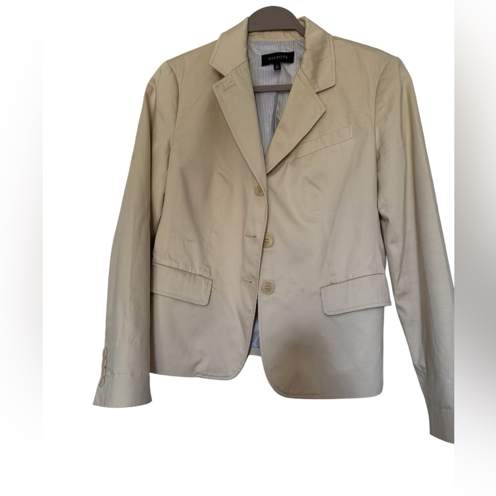 Talbots Women's Cream Blazer